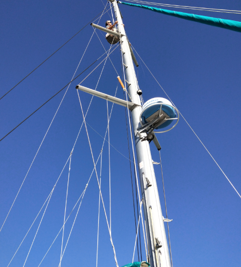 View from the mast